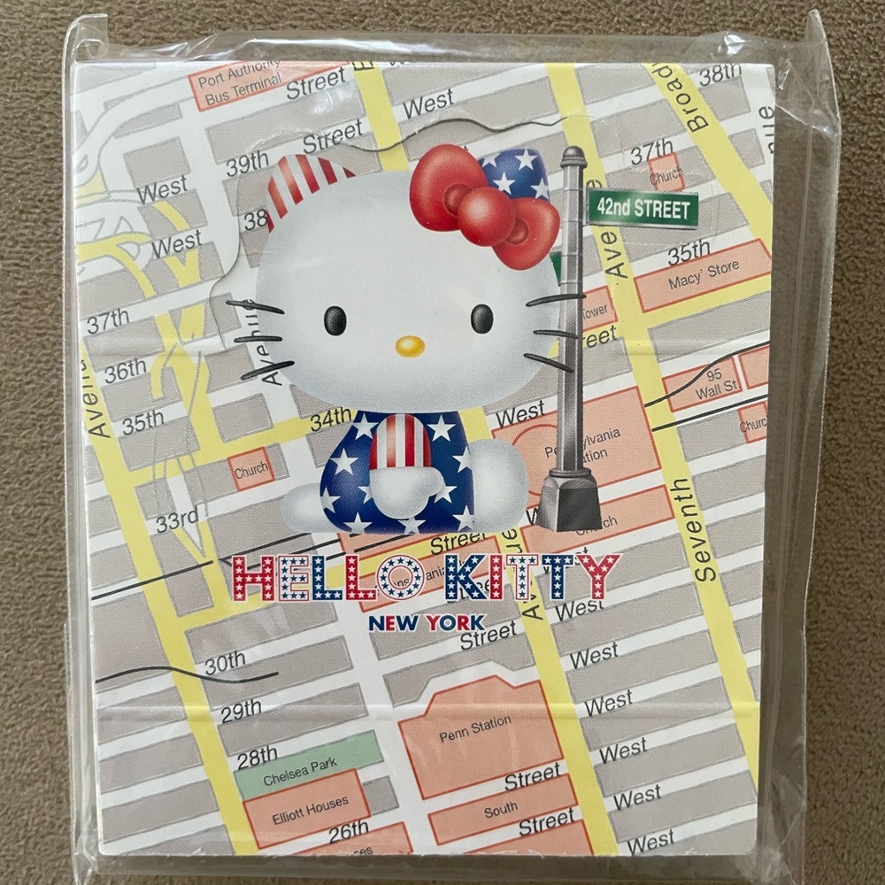 Vintage Sanrio Hello Kitty New York Notepad
